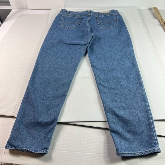VTG 90s Levi's Jeans Men's 37x31* 540 Flex Relaxed Straight Blue Denim Tag 38x32 - Picture 9 of 16